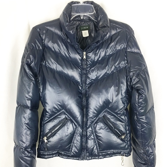 J. Crew Jackets & Blazers - NWOT J. Crew shiny puffer down mix jacket